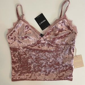 forever 21 velvet top